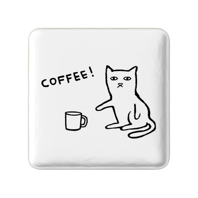 مگنت خندالو مدل گربه و قهوه کد 29330