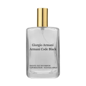 ادو پرفیوم مردانه راگوئل مدل Giorgio Armani Code Black حجم 50 میلی لیتر