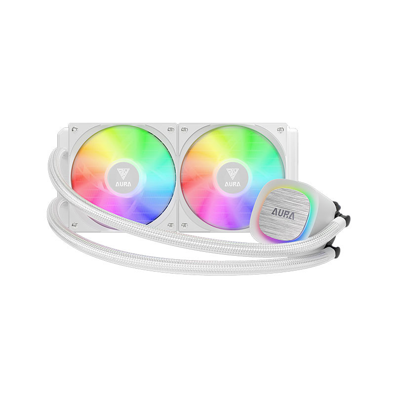 سیستم خنک کننده آبی گیم دیاس مدل AURA GL240 V2 WH