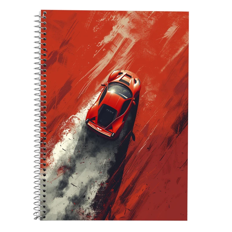 دفتر زبان 50 برگ مدوپد مدل سه خط طرح need for speed کد DF13580