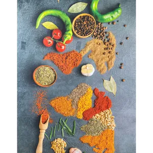 فرش ماشینی مدل فرشینه اشپزخانه طرح ادویه 