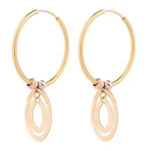 گوشواره طلا 18 عیار زنانه مدل mj-110