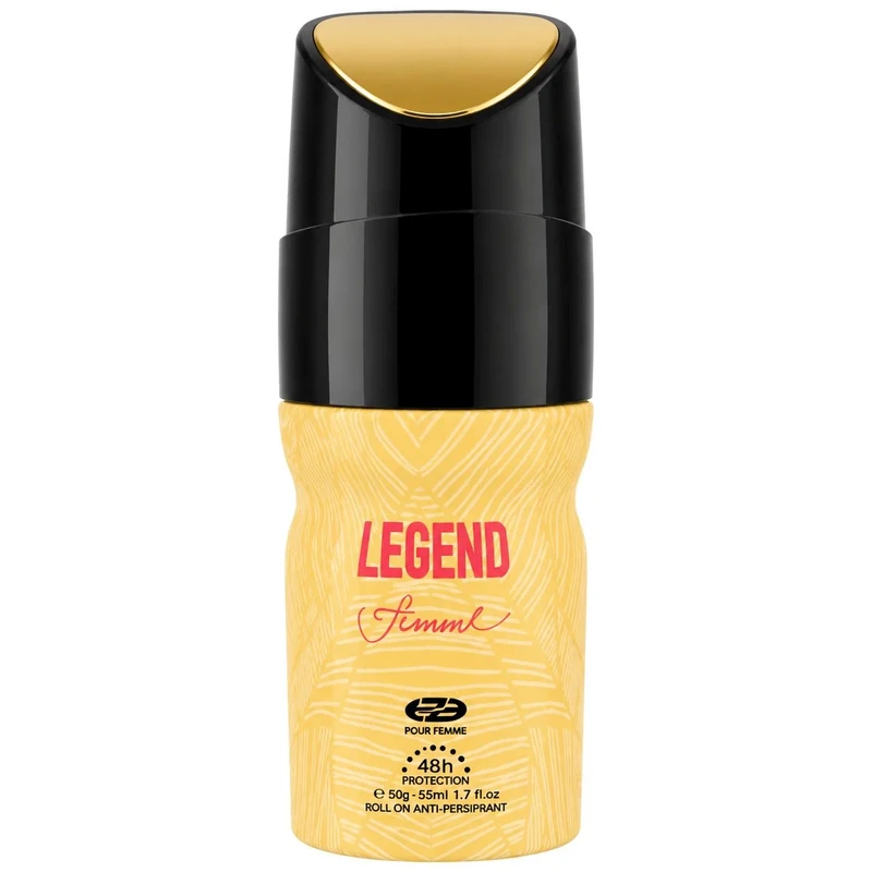 رول دئودورانت زنانه عماد آرا مدل LEGEND حجم 50 میلی‌لیتر