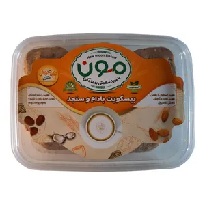بیسکوئیت بادام سنجد کره حیوانی مون - 130گرم