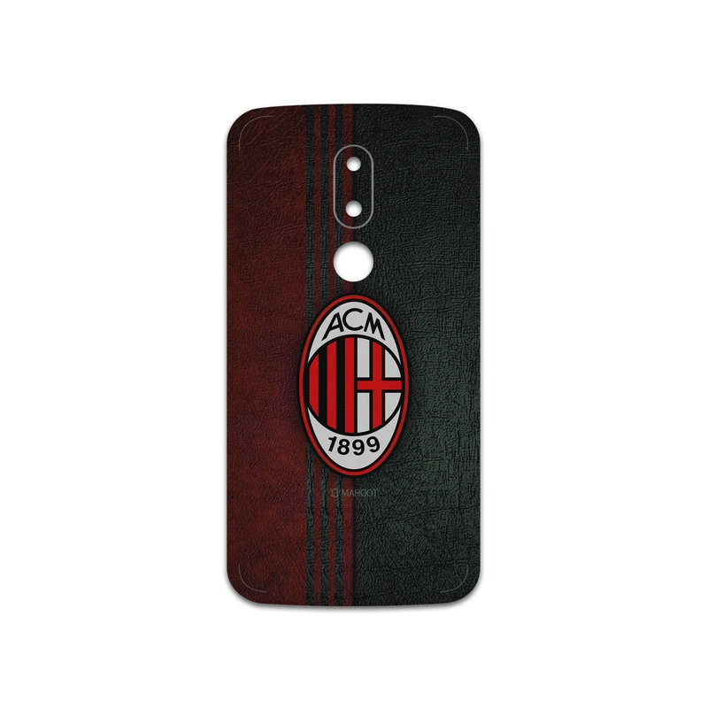 برچسب پوششی ماهوت مدل AC-Milan-FC مناسب برای گوشی موبایل موتورولا Moto M