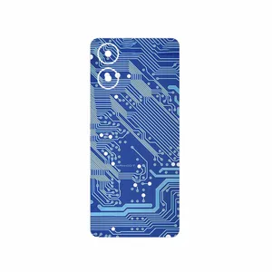 MAHOOT Blue_Printed_Circuit_Board Cover Sticker for Motorola Moto G04s