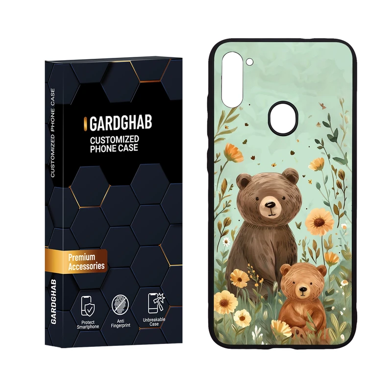  کاور گارد قاب مدل پشت گلس فانتزی مناسب برای گوشی موبایل سامسونگ Galaxy A11 / M11