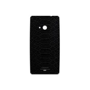 MAHOOT Black-Snake-Leather Cover Sticker for Microsoft Lumia 535