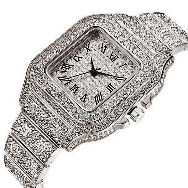 ساعت مچی عقربهای مردانه مدل یونانی نگینی ساعت مچی عقربهای مردانه مدل یونانی نگینی