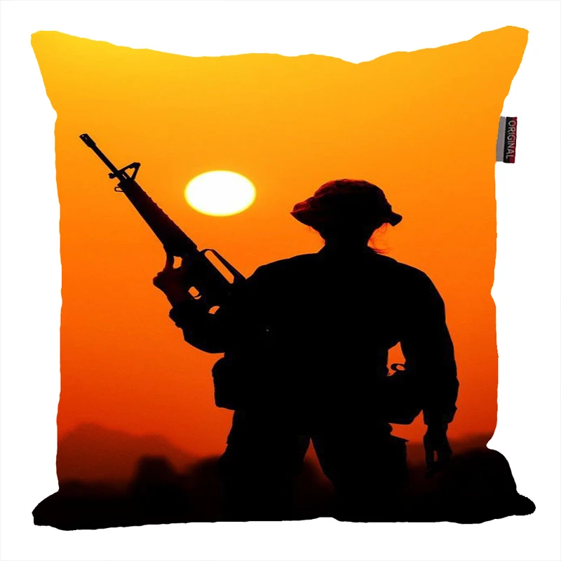 کوسن ناریکو مدل روز سرباز مبارک طرح چیریکی کد 06133