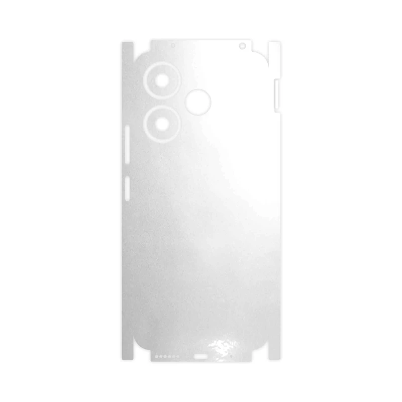 برچسب پوششی ماهوت مدل Metallic-White-FullSkin مناسب برای گوشی موبایل شیائومی Redmi 13