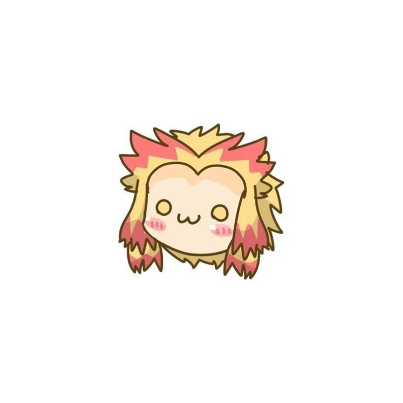 استیکر لپ تاپ و موبایل مدل انیمه طرح demon slayer Kyojuro Rengoku کد 1842