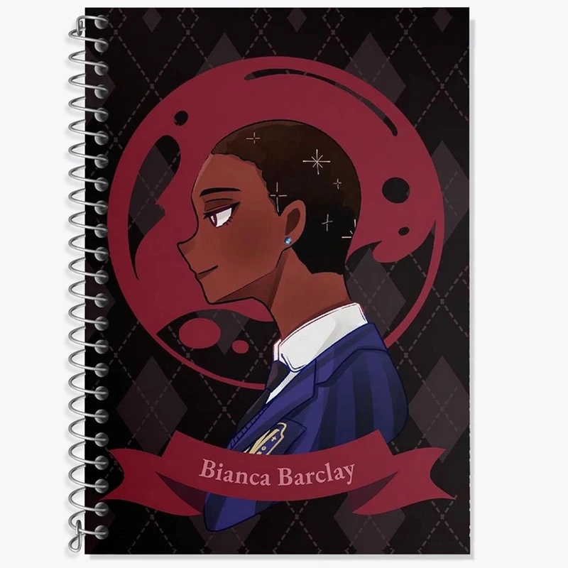 دفتر زبان 50 برگ خندالو مدل دو خط طرح سریال ونزدی Wednesday کد 25232