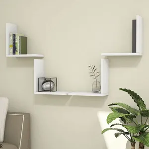 شلف دیواری فلفور کابینت مدل 30-30 cm مجموعه 4 عددی