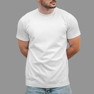 تی شرت آستین کوتاه مردانه مدل یقه گرد ساده