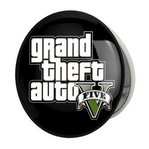 آینه جیبی خندالو طرح لوگو بازی جی تی ای GTA مدل تاشو کد 30662