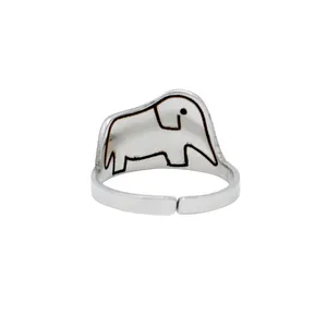 انگشتر زنانه مدل فیل شازده کوچولو