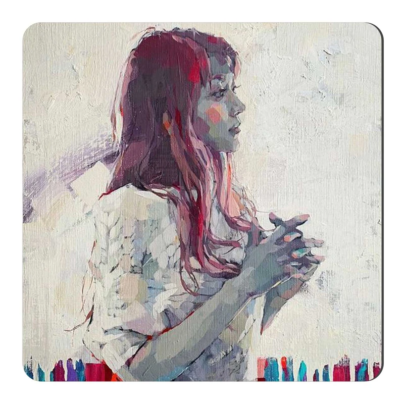  مگنت طرح نقاشی پرتره یک دختر کدwmg1426