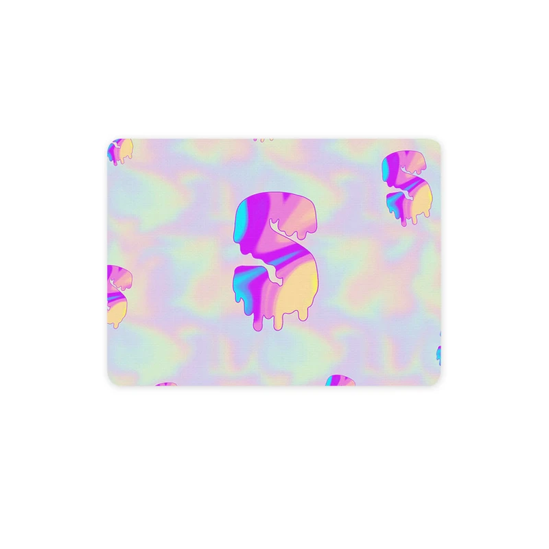 ماوس پد ترمه طراحان ایده مدل حرف S هولوگرامی کد cfp2995