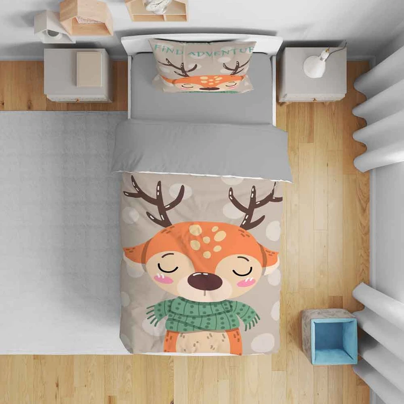 سرویس روتختی مدل کارتونی T5842 تک نفره 5 تکه