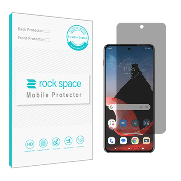 محافظ صفحه نمایش حریم شخصی راک اسپیس کد PRV مناسب برای گوشی موبایل موتورولا ThinkPhone