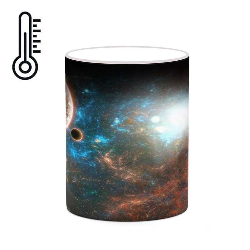 ماگ حرارتی کاکتی مدل فضا و کهکشان کد mgh20220