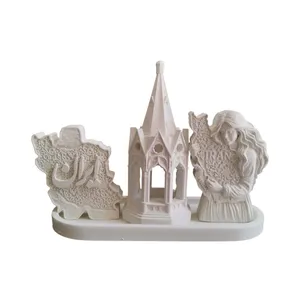 ست 4 تکه جاشمعی بتنی مدل ایرانی