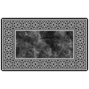  پادری طرح فانتزی کد m/257 ماربلا سایز 46×76 سانتی متر 