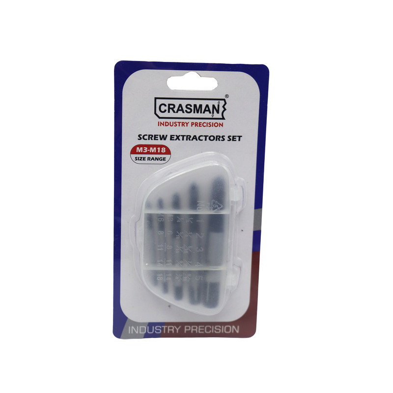 مته قلاویز چپ گرد کراسمن مدل YP-M3/M18 مجموعه 5 عددی