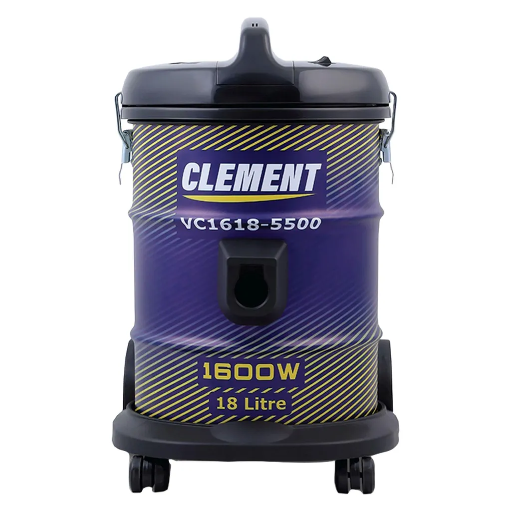 جاروبرقی سطلی 1600 وات کلمنت مدل VC1618-5500