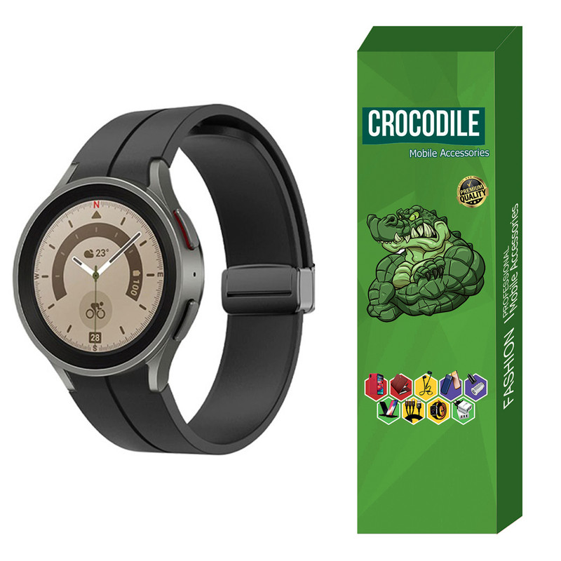 بند کروکودیل مدل Magnetic Buckle مناسب برای ساعت هوشمند سامسونگ GALAXY Watch 5 