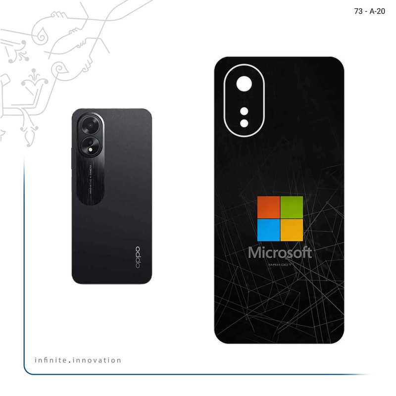 برچسب پوششی ماهوت مدل Microsoft_Logo مناسب برای گوشی موبایل اپو A38
