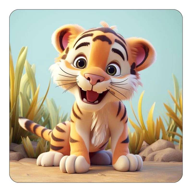 مگنت کاکتی طرح حیوانات کارتونی مدل mp28782