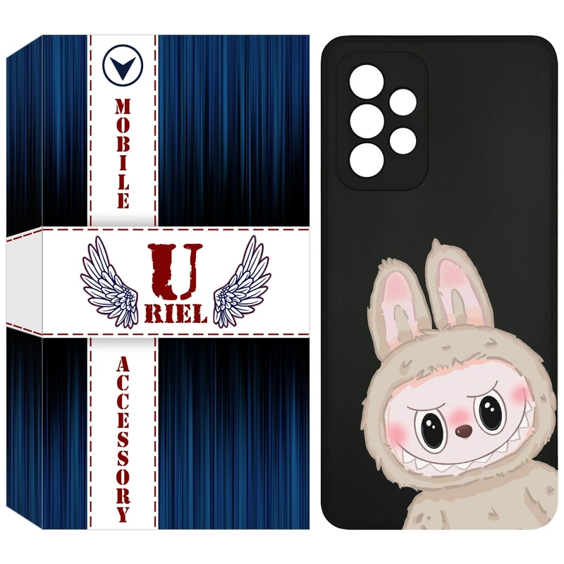 کاور یوریل قاب مدل KSH کد 119 طرح عروسک لبوبو مناسب برای گوشی موبایل سامسونگ Galaxy A72