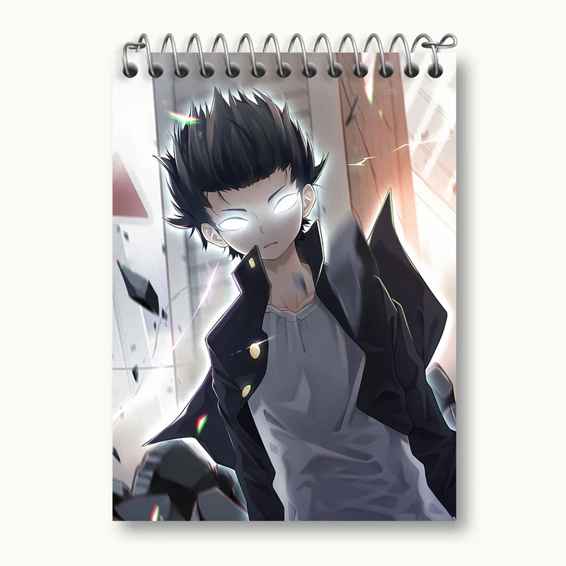 دفتر یادداشت 50 برگ خندالو مدل ریتسو انیمه موب سایکو Mob Psycho 100 کد 24488
