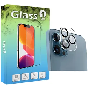 محافظ لنز دوربین گلس وان مدل LNZ3D مناسب برای گوشی موبایل اپل IPhone 12 Pro Max