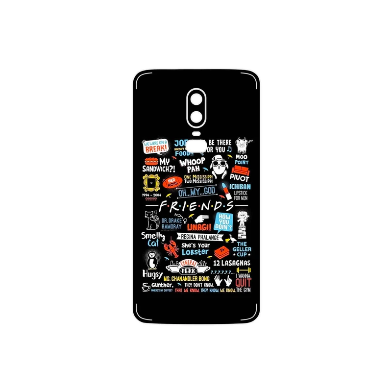 برچسب پوششی ماهوت مدل Friends 2 مناسب برای گوشی موبایل وان پلاس 6