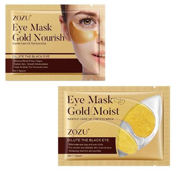 ماسک زیر چشم زوزو مدل Gold Moist وزن 7.5 گرم مجموعه 2 عددی