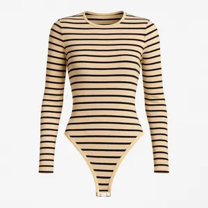 بادی آستین بلند زنانه مدل BDK-BR کد M5437