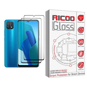 Ricoo Ricoo Glass MIX002 Screen Protector For Oppo A16K Pack Of 2