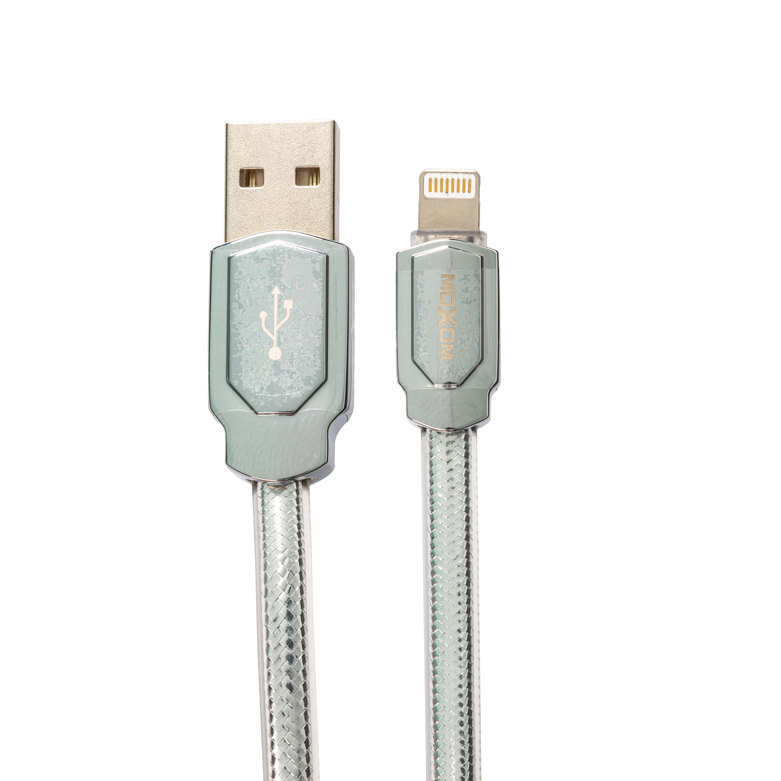 کابل تبدیل USB به لایتنینگ موکسوم مدل MX-CB10 طول 1 متر