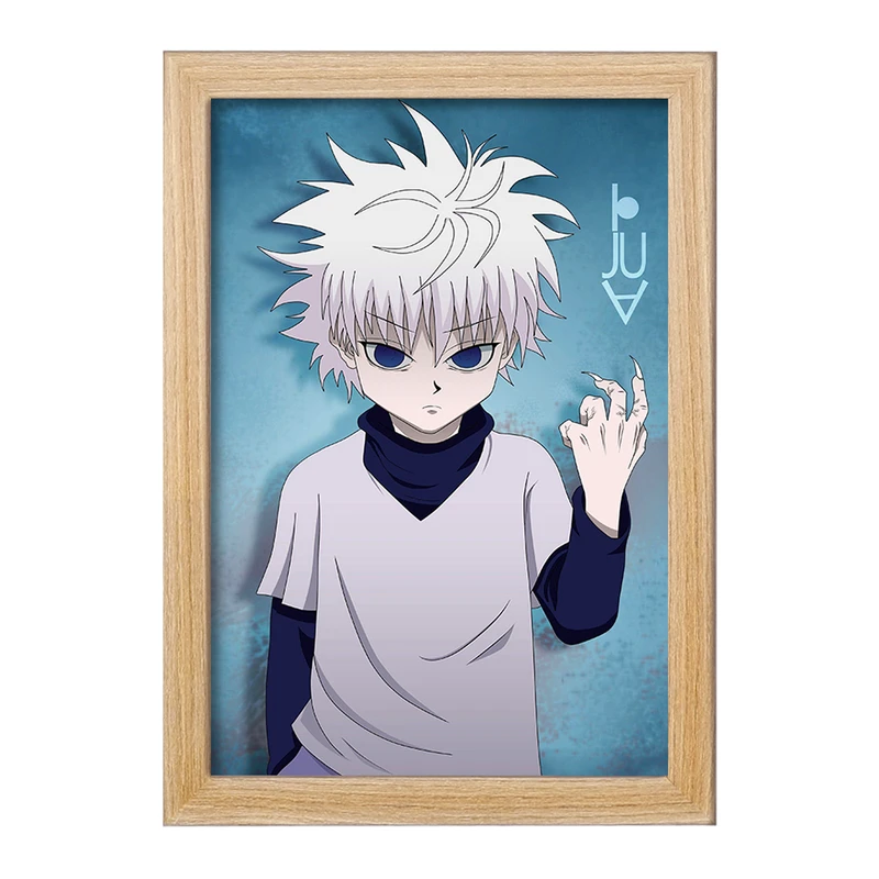 تابلو خندالو مدل کیلوا زولدیک انیمه ایکس هانتر  Hunter × Hunter  کد 11942