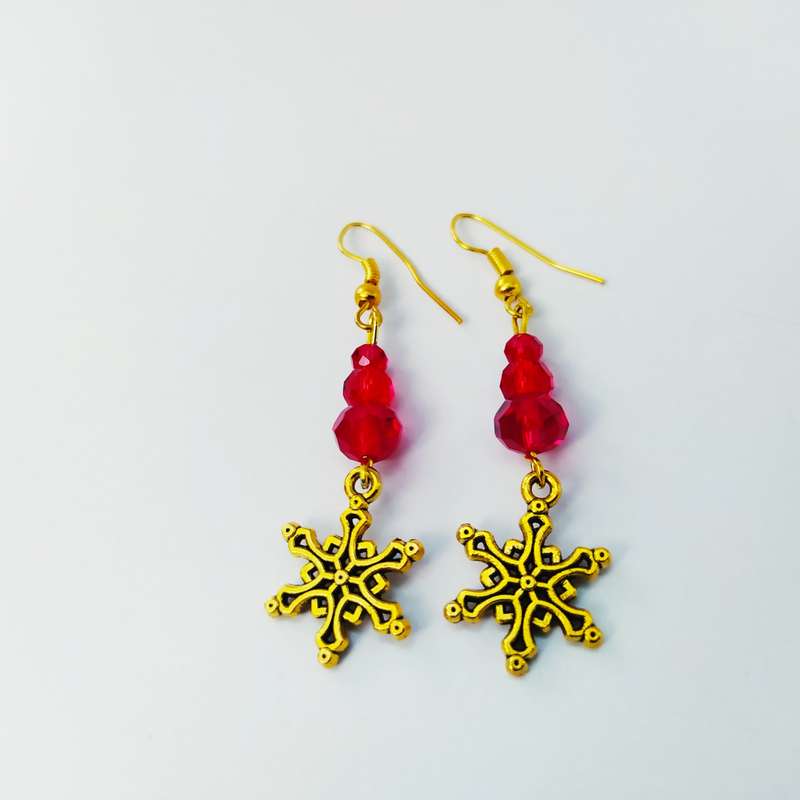 گوشواره دخترانه مدل کریستالی آویزدار کد B1 گوشواره دخترانه مدل کریستالی آویزدار کد B1