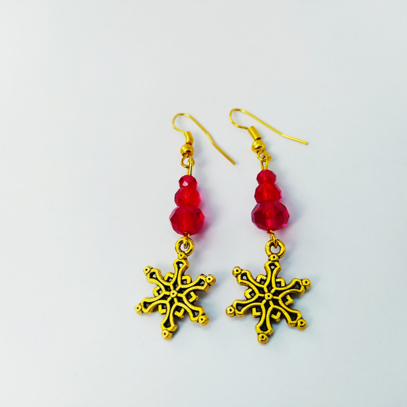 گوشواره دخترانه مدل کریستالی آویزدار کد B1 گوشواره دخترانه مدل کریستالی آویزدار کد B1