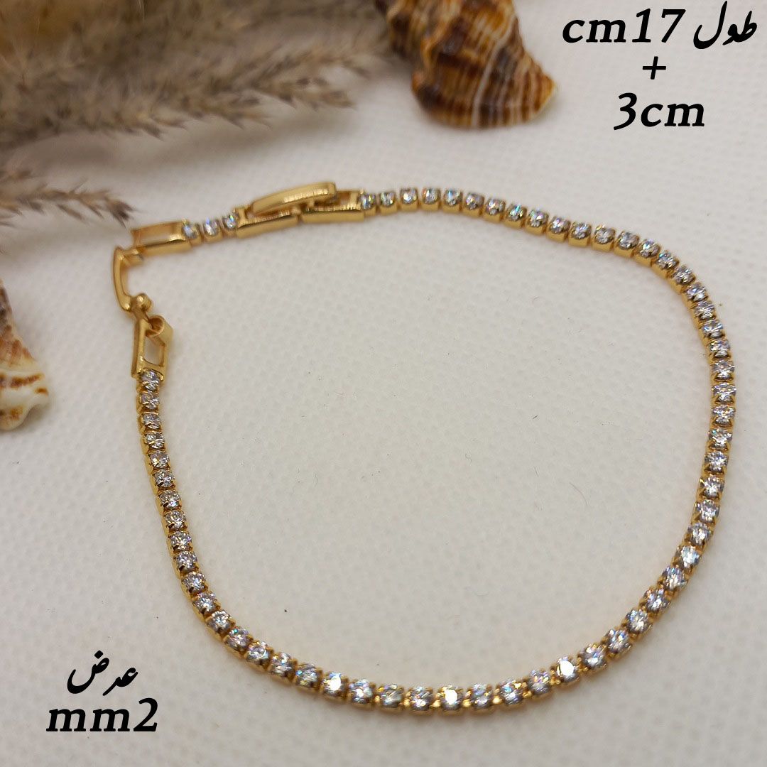 دستبند زنانه ژوپینگ مدل تنیسی کد 016 -  - 3