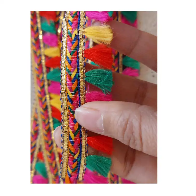 نوار یراق مدل ریشه دار طول 1 متر