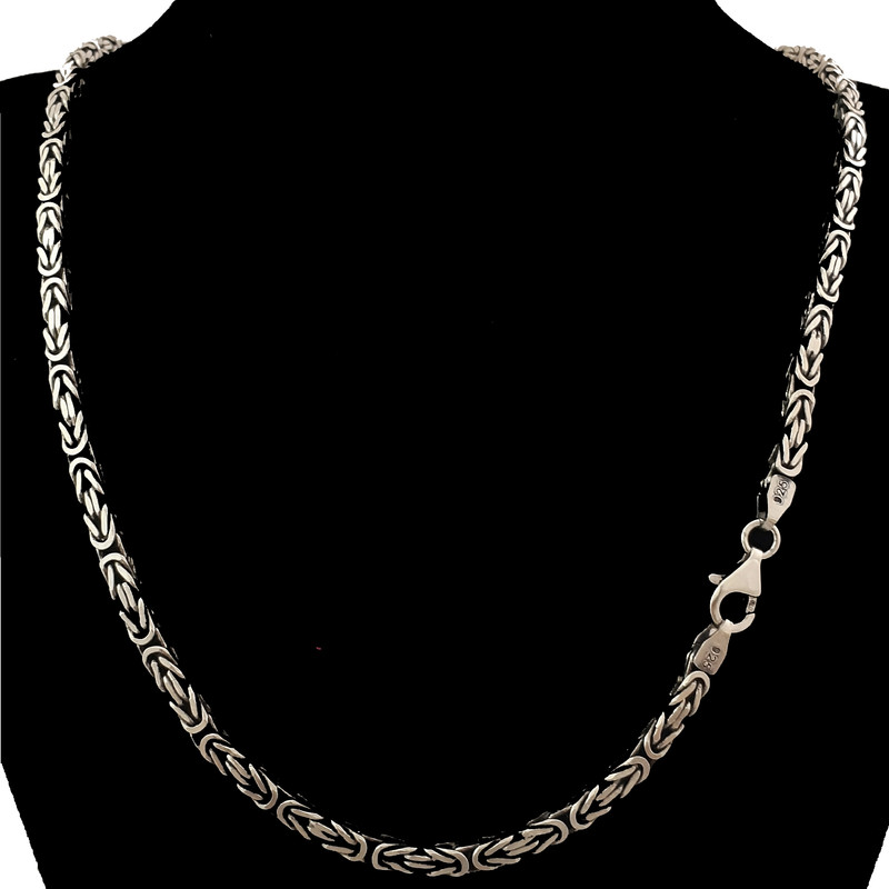 زنجیر نقره مردانه مدل 56