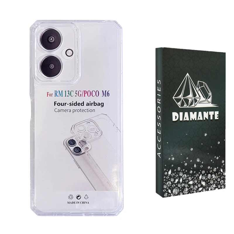 کاور دیامانته مدل Nahid Navy مناسب برای گوشی موبایل شیائومی Poco M6