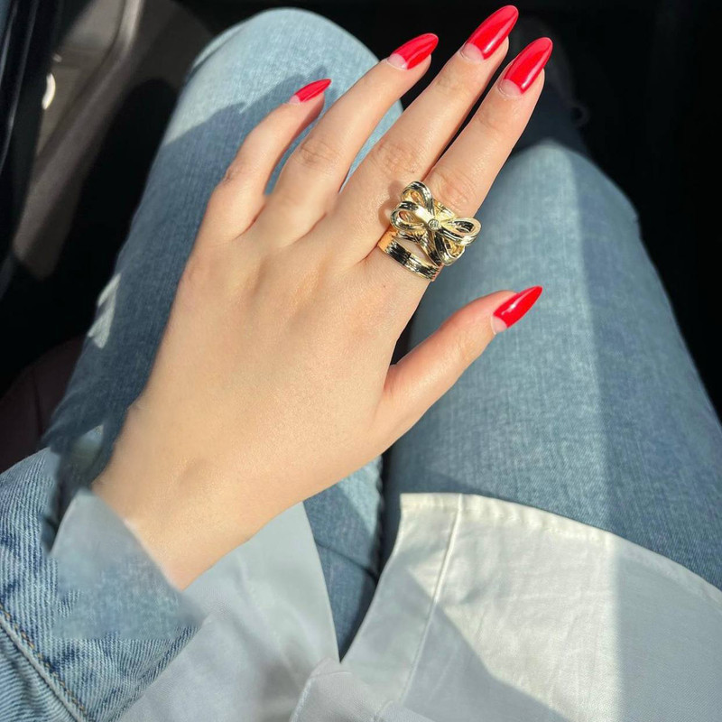 انگشتر زنانه مدل پاپیون