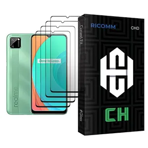 Ricomm CH Glass MIX004 Screen Protector For Realme C11 Pack Of 4